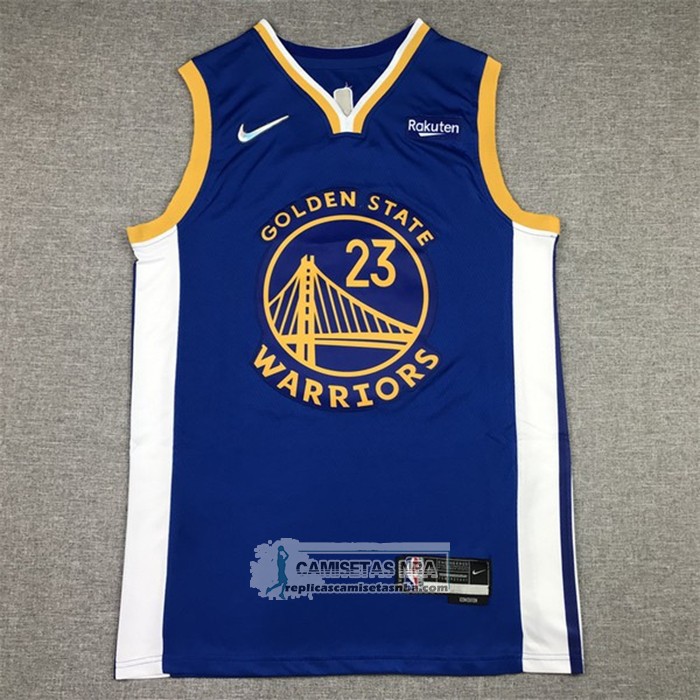 Camiseta Golden State Warriors Draymond Green NO 23 Icon Azul